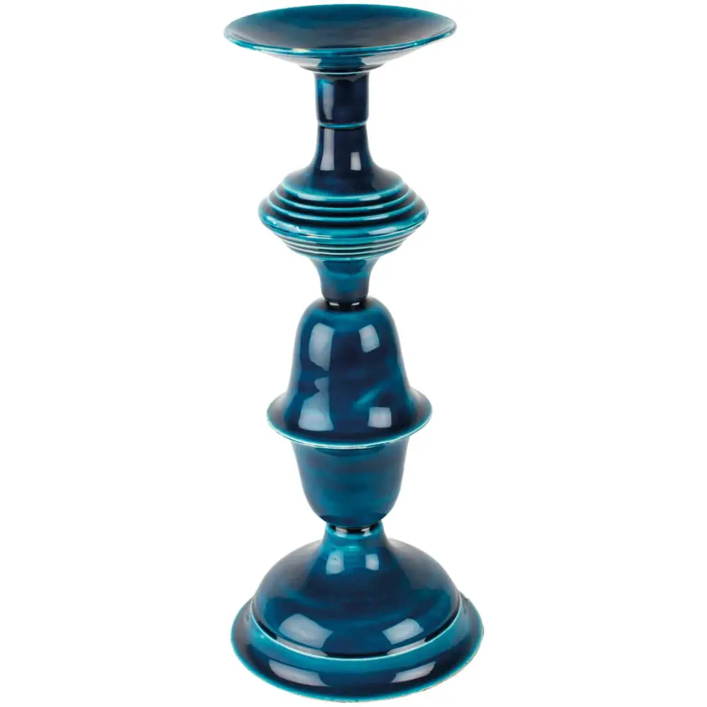 Grand Illusions Pizan Candle Stick Prussian Blue
